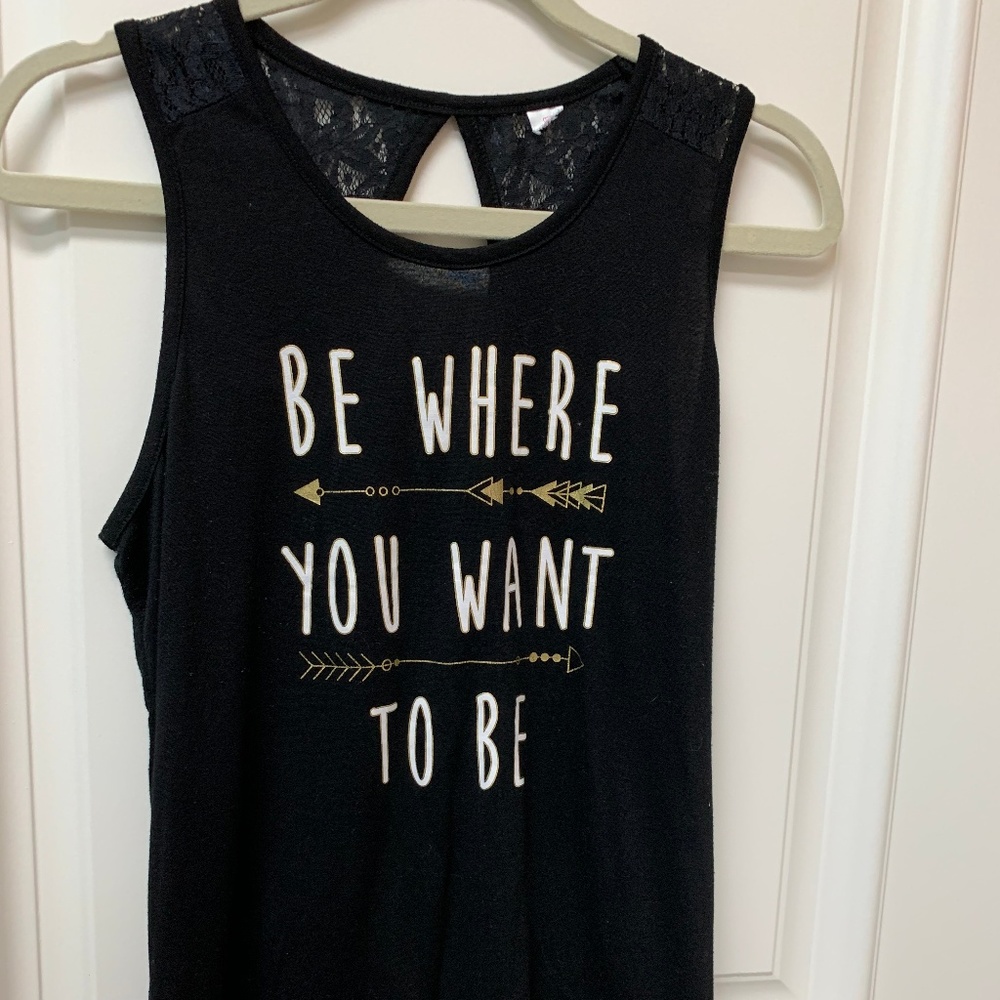 Be Where You Want To Be Tank